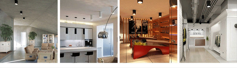 LED Dimmable Surface Mounted LED Downlight 24W 18W 12W 9W 7W 5W High-performance LED Indoor Lighting AC110V-220V