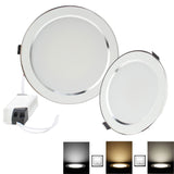 LED Downlight 3W 5W 7W 9W 12W 15W 18W 220V 110V Warm White Cold White 3 Color Recessed LED Lamp Spot Light AC85-265V