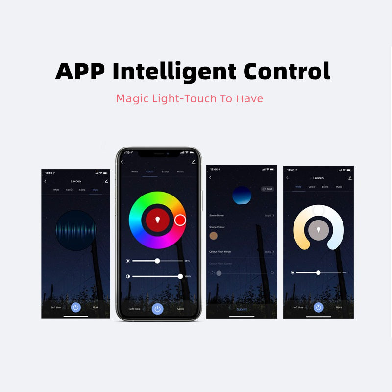 DE.SOUL LED Downlights Bluetooth Smart Life Ceiling Dimmable Spot lamp Led 10W 220V 85~265V RGB Change Warm/Cool light