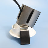 Soft Dimming DALI Dimmable 24 Beam Downlight LED Lamp Adjustablle 12W 20W 30W for Hotel Hall Meeting Room Supermarket Restaurant