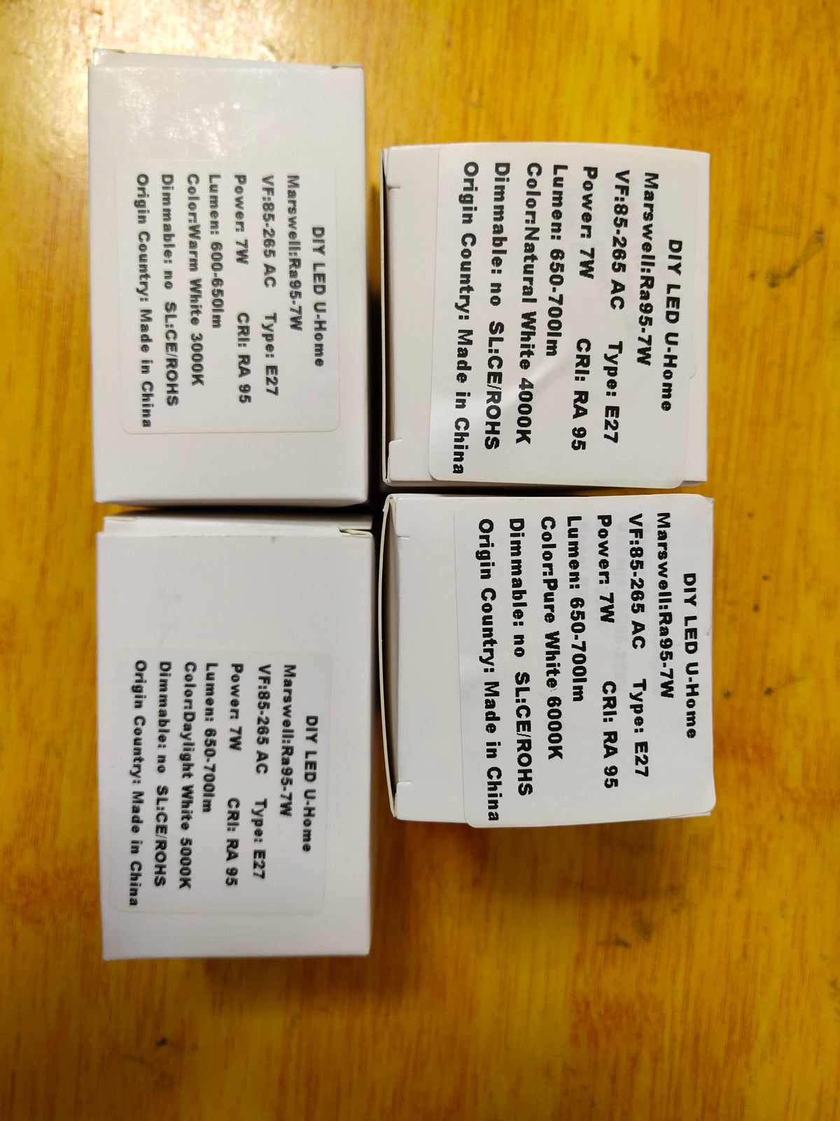 High CRI RA 95+ E27 7W COB LED Bulb Lamp LED Spotlight Downlight Lamp AC85V-265V Warm White 3000K for Dining Room Kitchen Coffee