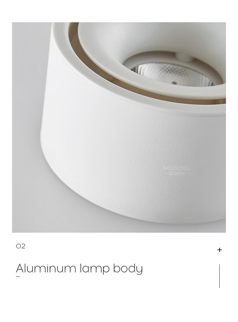 Led Downlight 220v Foldable Spot Light 10W 15W Surface Mounted LED Ceiling Spots Lamp For Home Bathroom Kitchen Indoor Lighting