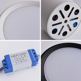 New LED COB Dimmable Downlights ac85-265V 7W 9W 12W 15W LED Ceiling Lamp Spot light pcs High quality Surface Mounted adjustment