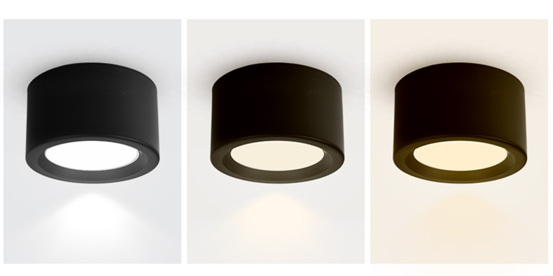 New LED COB Dimmable Downlights ac85-265V 7W 9W 12W 15W LED Ceiling Lamp Spot light pcs High quality Surface Mounted adjustment