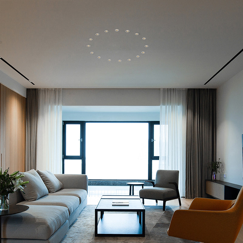 BRGT Led Mini Spot Lights Small Downlight Embedded Focos 2W 5W 7W Starlight Ceiling Lamp For Cabinet Display Wine Indoor Lighting