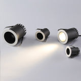 BRGT Led Mini Spot Lights Small Downlight Embedded Focos 2W 5W 7W Starlight Ceiling Lamp For Cabinet Display Wine Indoor Lighting