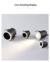 BRGT Led Mini Spot Lights Small Downlight Embedded Focos 2W 5W 7W Starlight Ceiling Lamp For Cabinet Display Wine Indoor Lighting