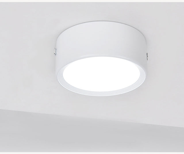 Surface Mounted LED Downlight 7W 9w 12W Ultra Thin Driverless Ceiling Lamps cob led spot lights 220V Ceiling Fixtures Lighting