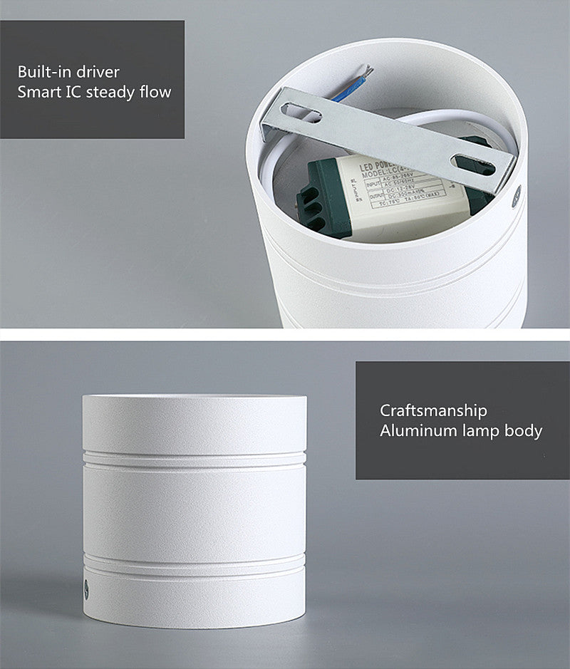 Dimmable LED Ceiling light down light 5W/7W/9W/12W/15W/18W/20W/24W No opening LED Spot light decoration Ceiling lamp