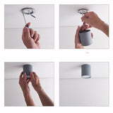 LED surface mounted downlight bedroom corridor aisle household light luxury entry light cloakroom simple modern living room spot