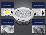 Led Downlights 9W 12W 15W 21W 110V 220V LED Ceiling dimmable 10PCS Downlight Lamps Led Ceiling Lamp Home Indoor Lighting