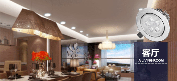 Led Downlights 9W 12W 15W 21W 110V 220V LED Ceiling dimmable 10PCS Downlight Lamps Led Ceiling Lamp Home Indoor Lighting