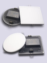 Ultra-narrow edeg led round square panel light led downlight  8w 16w 22w 30w conceal driver with snap-fit design