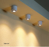Surface mounted LED Downlight Dimmable Led COB Ceiling Spot light 5W 7W 9W 15W 360 degree rotating 110/220V Warm White/ white
