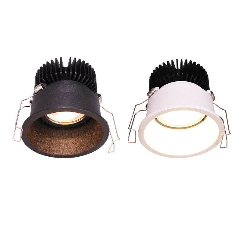 Dimmable LED Ceiling Downlight 10W 15W 20W white/Black Housing Recessed LED Ceiling Spot Lamp AC85-265V + Driver