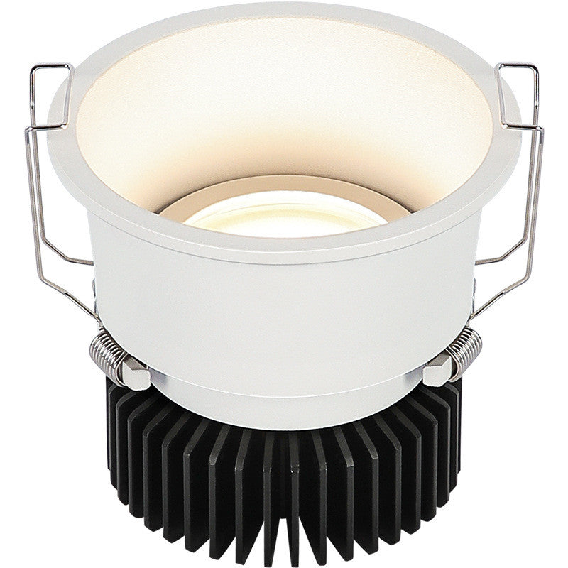 Dimmable LED Ceiling Downlight 10W 15W 20W white/Black Housing Recessed LED Ceiling Spot Lamp AC85-265V + Driver