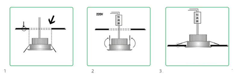 Downlight Spot LED Spotlights Light For Living Room Bedroom Home Stair Lighting Loft Lamp Plasterboard Ceiling Bar Counter Lamps