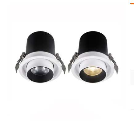 NEW LED Aluminum Recessed Rotating Downlight 7W/9W/12W/15W/12W/25W Chip COB Spot Light Ceiling Lamp AC85-265V Indoor Lighting