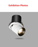 NEW LED Aluminum Recessed Rotating Downlight 7W/9W/12W/15W/12W/25W Chip COB Spot Light Ceiling Lamp AC85-265V Indoor Lighting