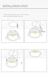 NEW LED Aluminum Recessed Rotating Downlight 7W/9W/12W/15W/12W/25W Chip COB Spot Light Ceiling Lamp AC85-265V Indoor Lighting