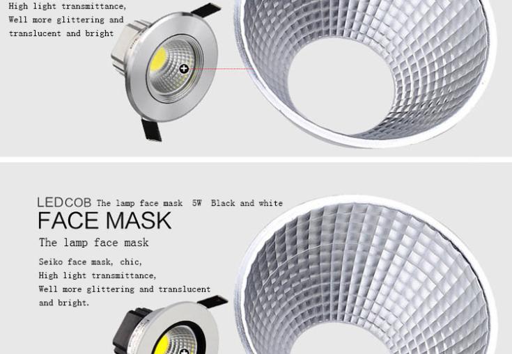 White/Warm White LED COB Chip Downlight Recessed LED Ceiling light Spot Light Household Indoor Lamp LED Lamp epistar Hot sell