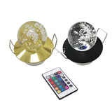 LED Ceiling Lamp Down Lights 3W RGB With Remote Recessed light Bulbs AC220V 3W Downlight Birthday party Colorful lights