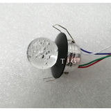 LED Ceiling Lamp Down Lights 3W RGB With Remote Recessed light Bulbs AC220V 3W Downlight Birthday party Colorful lights