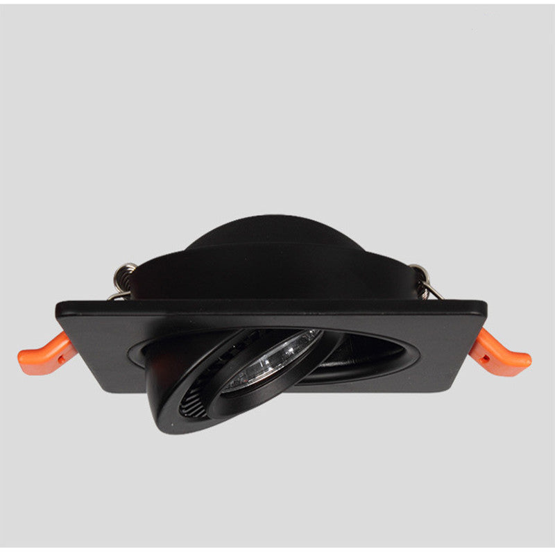 Square 360 Angle Adjustable LED COB Recessed Downlight Black/White 5W 7W 10W 12W 15W LED Ceiling Spot Light Pic Background