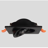 Square 360 Angle Adjustable LED COB Recessed Downlight Black/White 5W 7W 10W 12W 15W LED Ceiling Spot Light Pic Background