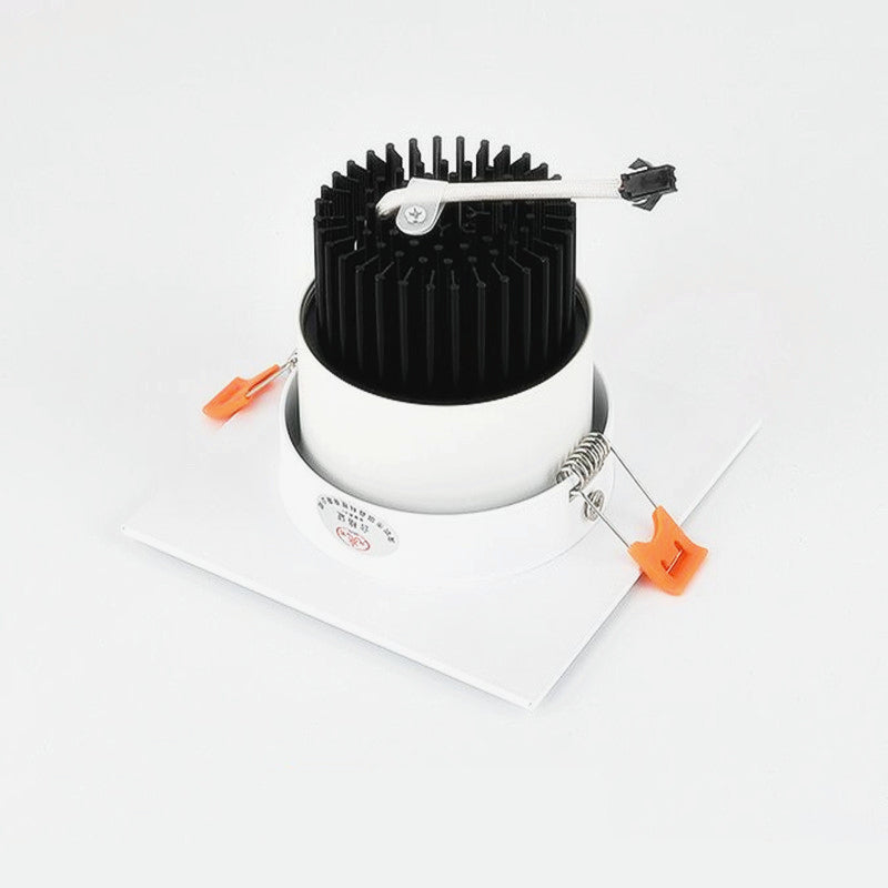 Square Recessed Dimmable COB LED Downlights 7W 9W 12W 18W 24W LED Ceiling Spot Lights 110-240V LED Ceiling Lamps Indoor Lighting