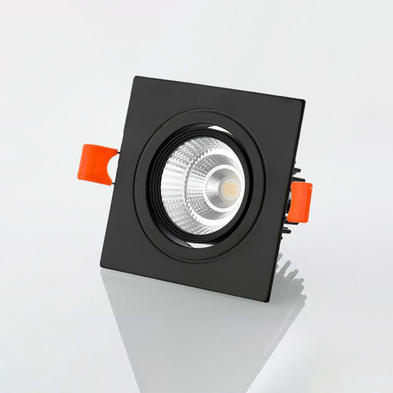 Square Recessed Dimmable COB LED Downlights 7W 9W 12W 18W 24W LED Ceiling Spot Lights 110-240V LED Ceiling Lamps Indoor Lighting