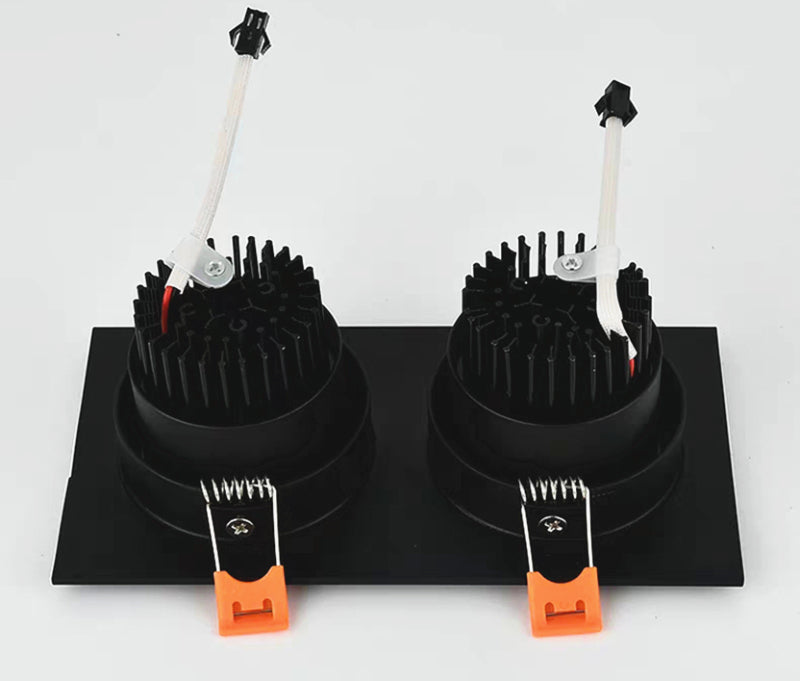 Square Recessed Dimmable COB LED Downlights 7W 9W 12W 18W 24W LED Ceiling Spot Lights 110-240V LED Ceiling Lamps Indoor Lighting