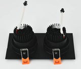 Square Recessed Dimmable COB LED Downlights 7W 9W 12W 18W 24W LED Ceiling Spot Lights 110-240V LED Ceiling Lamps Indoor Lighting