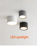 BRGT LED Surface Mounted Downlight 5W 7W 9W 12W SMD Ceiling Lamp Round Spot Lights AC85-265V Focos For Home Shop Indoor Lighting