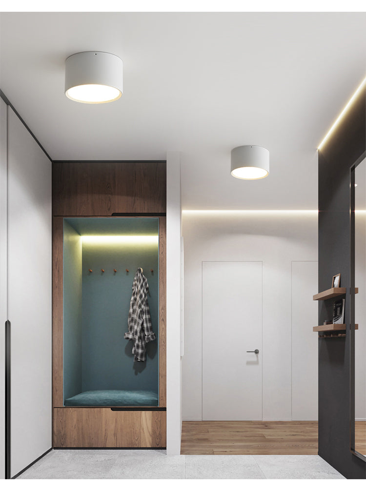 BRGT LED Surface Mounted Downlight 5W 7W 9W 12W SMD Ceiling Lamp Round Spot Lights AC85-265V Focos For Home Shop Indoor Lighting