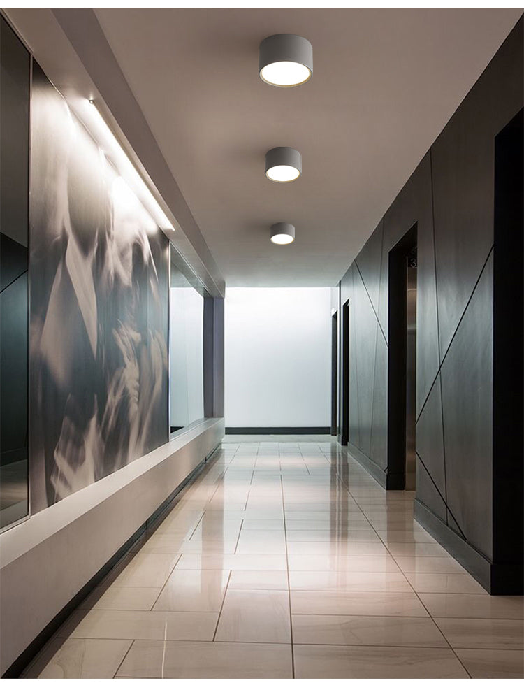 BRGT LED Surface Mounted Downlight 5W 7W 9W 12W SMD Ceiling Lamp Round Spot Lights AC85-265V Focos For Home Shop Indoor Lighting