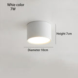 BRGT LED Surface Mounted Downlight 5W 7W 9W 12W SMD Ceiling Lamp Round Spot Lights AC85-265V Focos For Home Shop Indoor Lighting