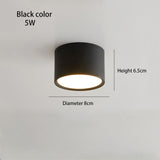 BRGT LED Surface Mounted Downlight 5W 7W 9W 12W SMD Ceiling Lamp Round Spot Lights AC85-265V Focos For Home Shop Indoor Lighting