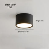 BRGT LED Surface Mounted Downlight 5W 7W 9W 12W SMD Ceiling Lamp Round Spot Lights AC85-265V Focos For Home Shop Indoor Lighting