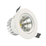 LED Downlight Dimmable COB 5W 10W White Body Full Aluminum With Driver 110V 220V for Home Store Office Hotel light