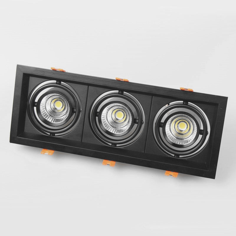 Square Recessed Dimmable COB LED Downlights 10W 20W 30W LED Ceiling Spot Lights AC85-265V LED Ceiling Lamps Indoor Lighting