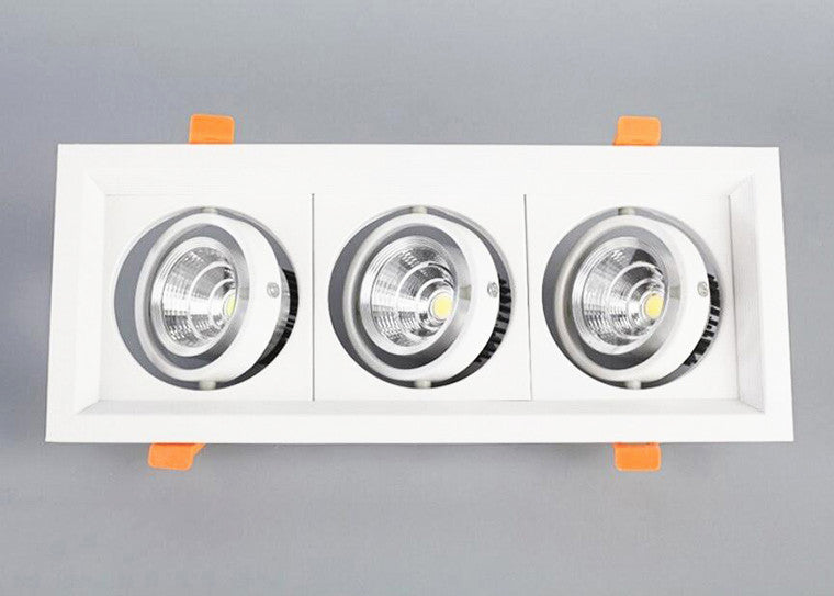Square Recessed Dimmable COB LED Downlights 10W 20W 30W LED Ceiling Spot Lights AC85-265V LED Ceiling Lamps Indoor Lighting