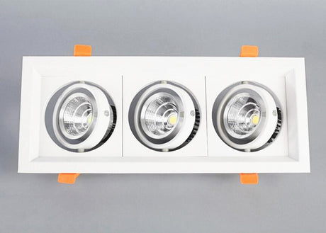 Square Recessed Dimmable COB LED Downlights 10W 20W 30W LED Ceiling Spot Lights AC85-265V LED Ceiling Lamps Indoor Lighting