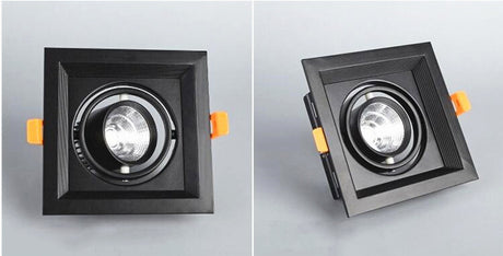 Square Recessed Dimmable COB LED Downlights 10W 20W 30W LED Ceiling Spot Lights AC85-265V LED Ceiling Lamps Indoor Lighting