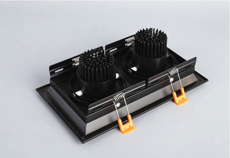 Square Recessed Dimmable COB LED Downlights 10W 20W 30W LED Ceiling Spot Lights AC85-265V LED Ceiling Lamps Indoor Lighting