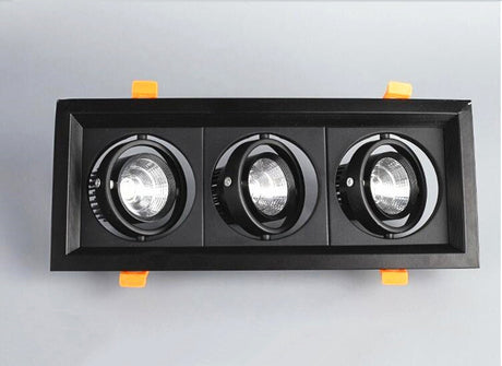 Square Recessed Dimmable COB LED Downlights 10W 20W 30W LED Ceiling Spot Lights AC85-265V LED Ceiling Lamps Indoor Lighting