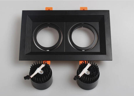 Square Recessed Dimmable COB LED Downlights 10W 20W 30W LED Ceiling Spot Lights AC85-265V LED Ceiling Lamps Indoor Lighting