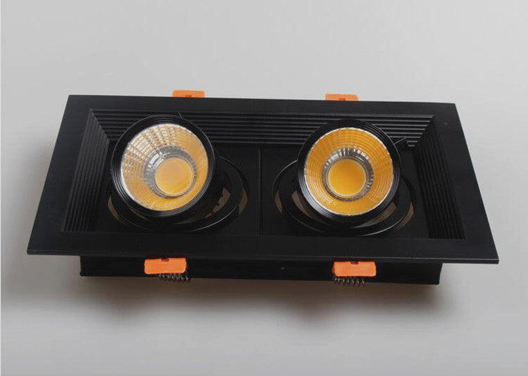 Square Recessed Dimmable COB LED Downlights 10W 20W 30W LED Ceiling Spot Lights AC85-265V LED Ceiling Lamps Indoor Lighting