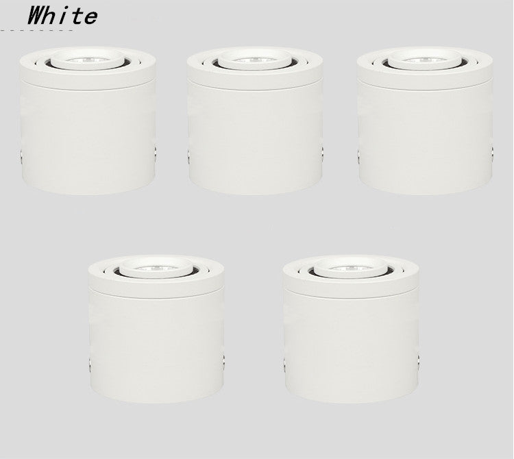 COB LED Recessed Downlights Dimmable 5W 7W 9W 15W Surface Mounted LED Ceiling Lamps Spot Light 360 Degree Rotation AC110V 220V