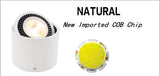 COB LED Recessed Downlights Dimmable 5W 7W 9W 15W Surface Mounted LED Ceiling Lamps Spot Light 360 Degree Rotation AC110V 220V